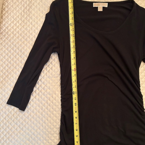 MICHAEL Michael Kors T-Shirt with Logo Zipper and Ruching - Picture 8 of 11